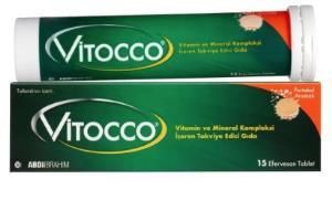 Vitocco Vitamin ve Mineral Kompleksi 15 Efervesan Tablet