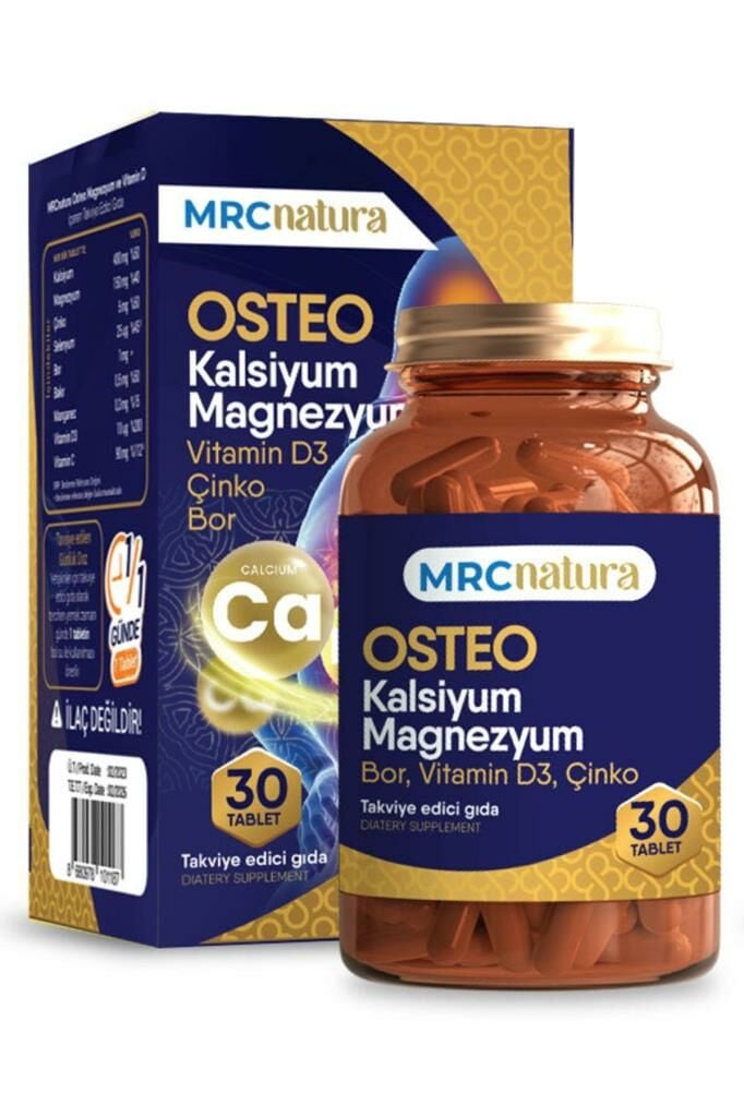 MRC Natura Osteo Kalsiyum Magnezyum 30 Tablet