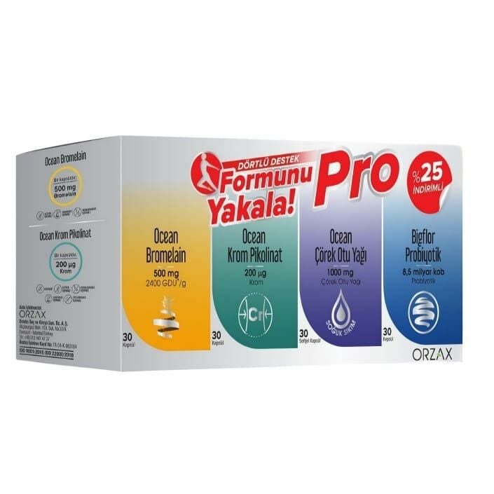 Ocean Formunu Yakala Pro 4'lü Destek