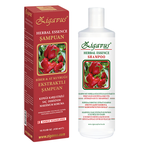 Zigavus Doğal Biberli 450 ml Şampuan