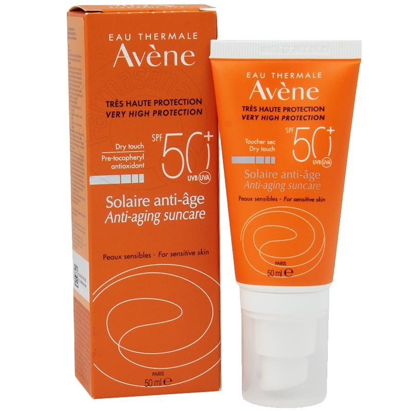 Avene Solaire Anti-Age SPF50+ 50 ml (Yaşlanma Karşıtı Güneş Kremi)