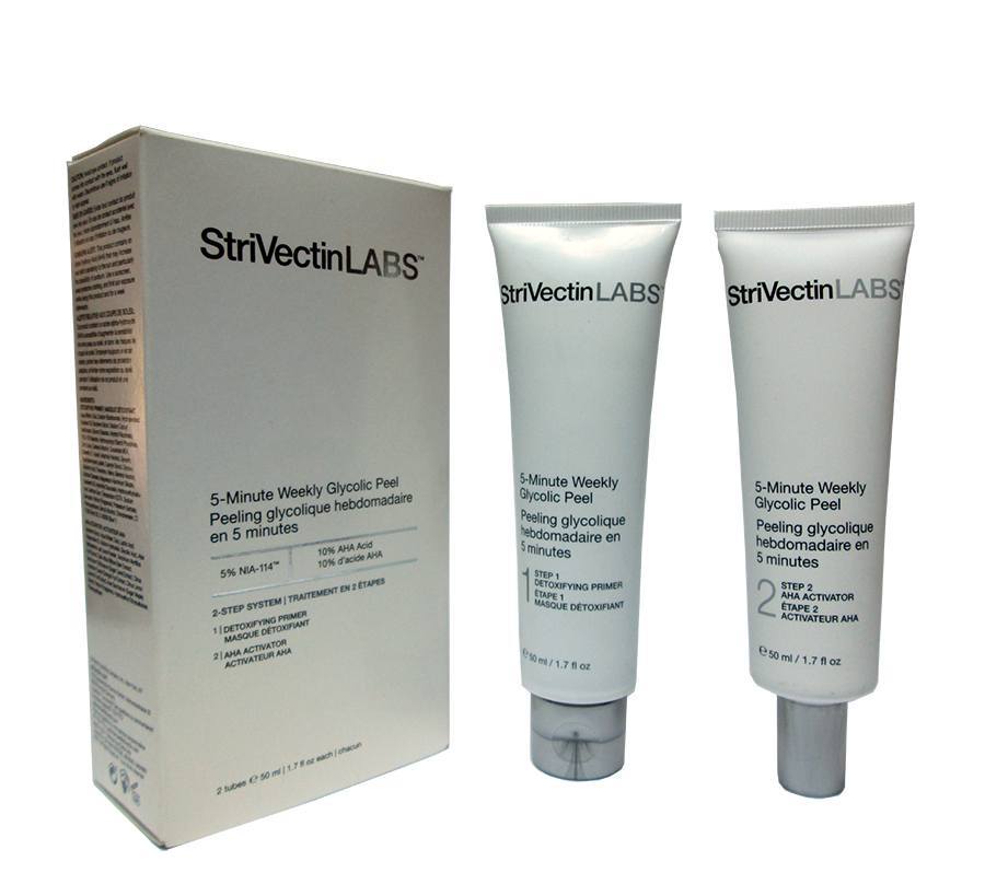 StriVectin LABS 5 Minute Weekly Glycolic Peel 50 ml x 2 Tüp