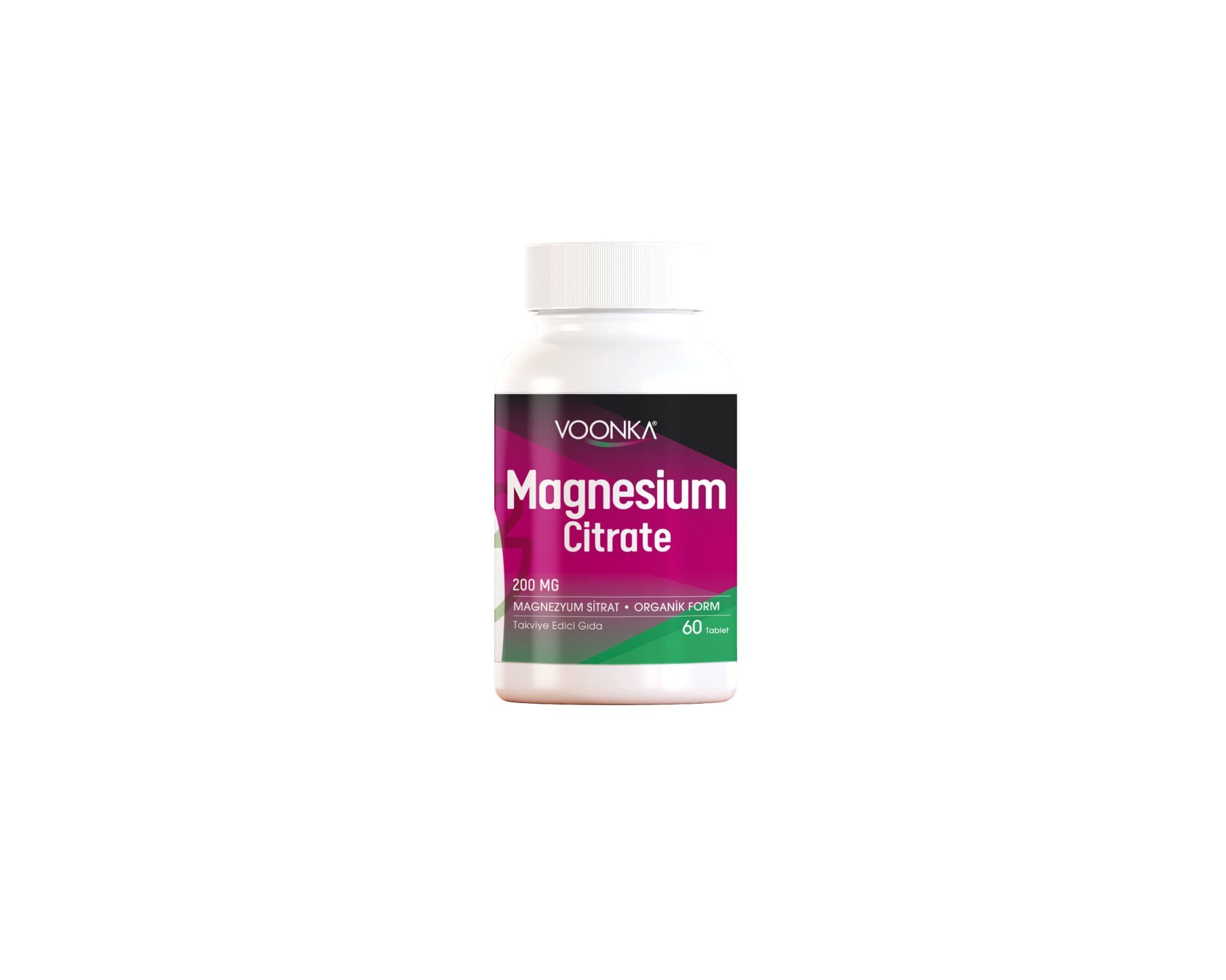 Voonka Magnezyum (Magnesium) Citrate 60 Kapsül