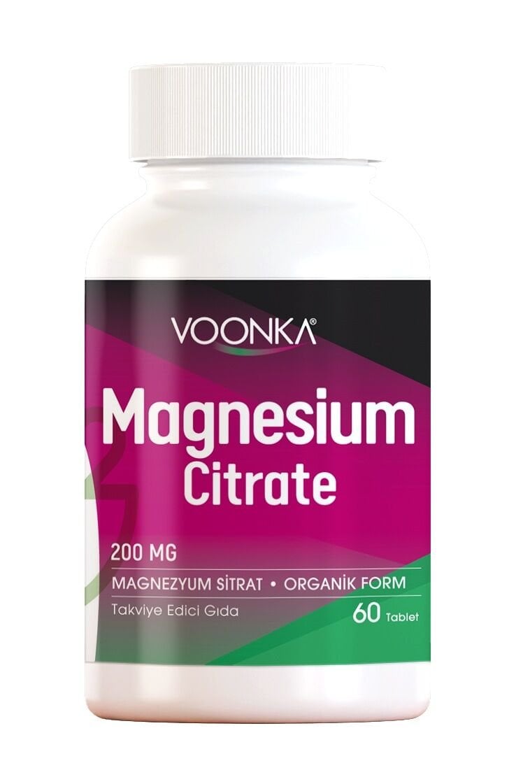 Voonka Magnezyum (Magnesium) Citrate 60 Kapsül