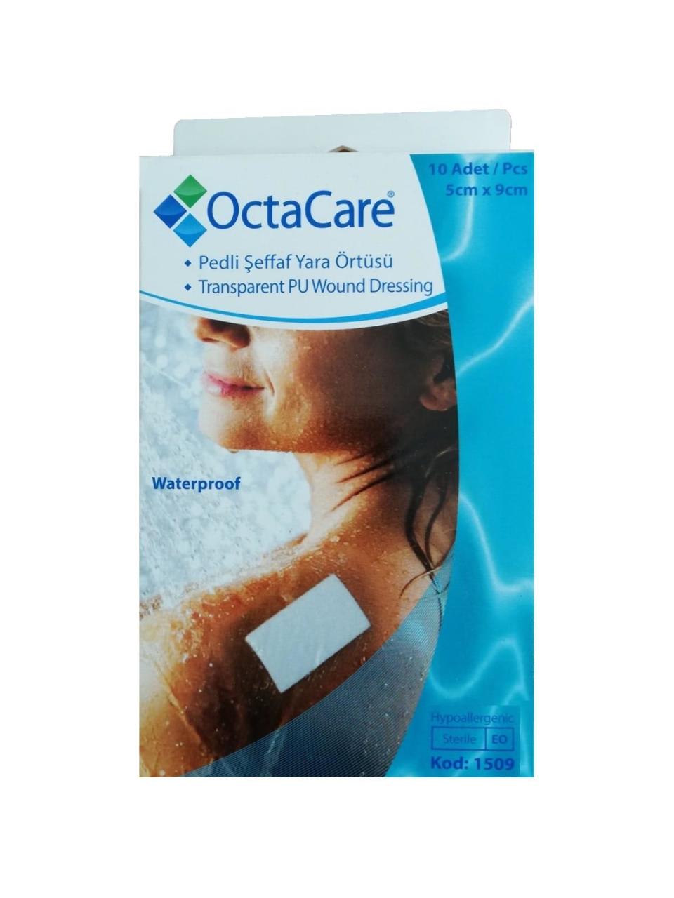 Octacare Pedli Su Geçirmez Yara Örtüsü 5cm x 9cm 10 Adet