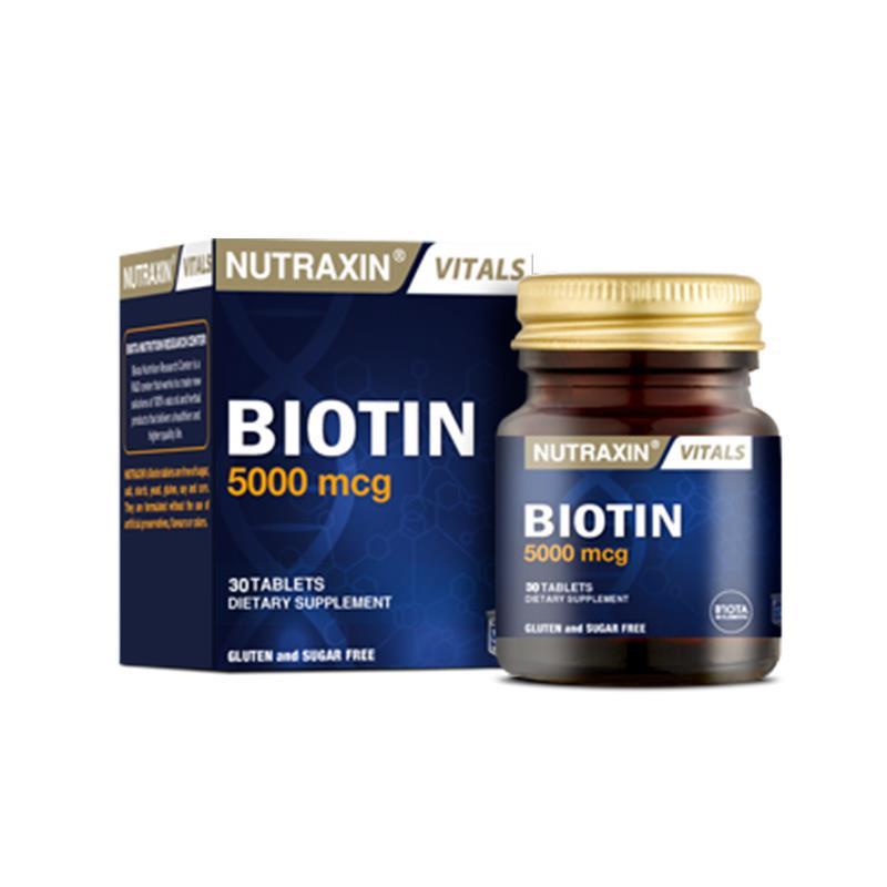 Nutraxin Biotin 5000 mcg 30 Tablet