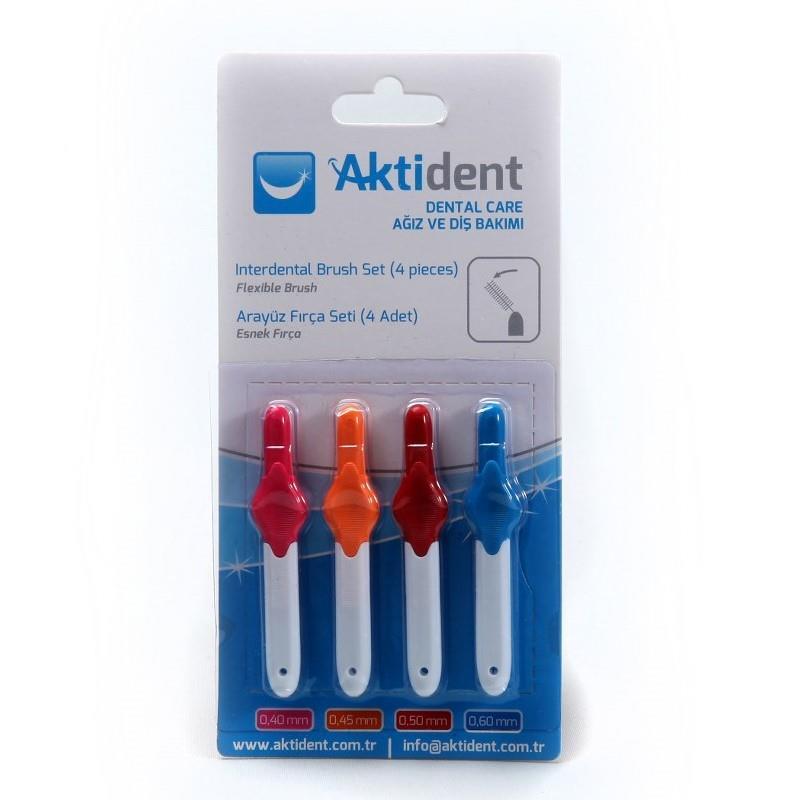 Aktident Arayüz Fırça Seti Karışık 4 Adet