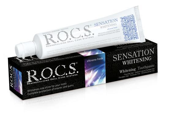ROCS SENSATION PARLAKLIK VE BEYAZ MACUN