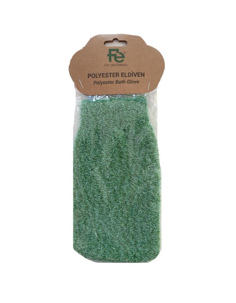 Fe Polyester Eldiven Polyester Bath Glove