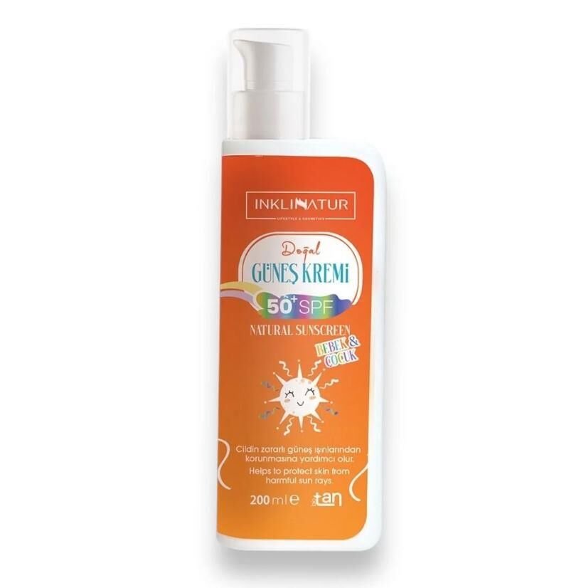 Inklinatur Doğal Çocuk Güneş Kremi 50 SPF 200ml