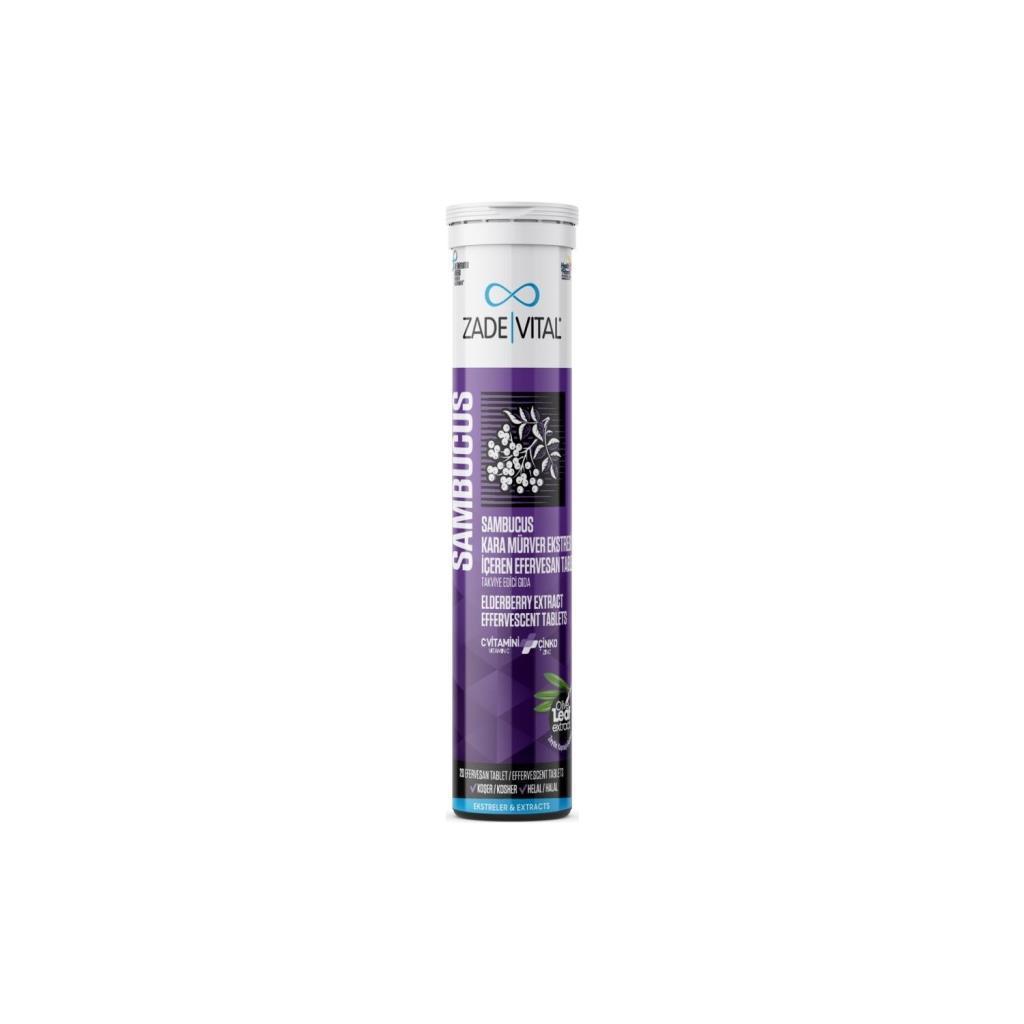 Zade Vital Sambucus Nigra Efervesan 20 Tablet