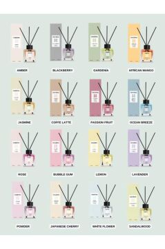 Viaderma Kare Şişe Japon Kiraz Esası Bambu Çubuklu Oda Kokusu 100 ml