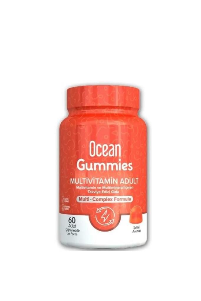 Orzax Ocean Gummies Multivimatimin Adult Takviye Edici Gıda 60 Adet Çiğnenebilir Jel Form