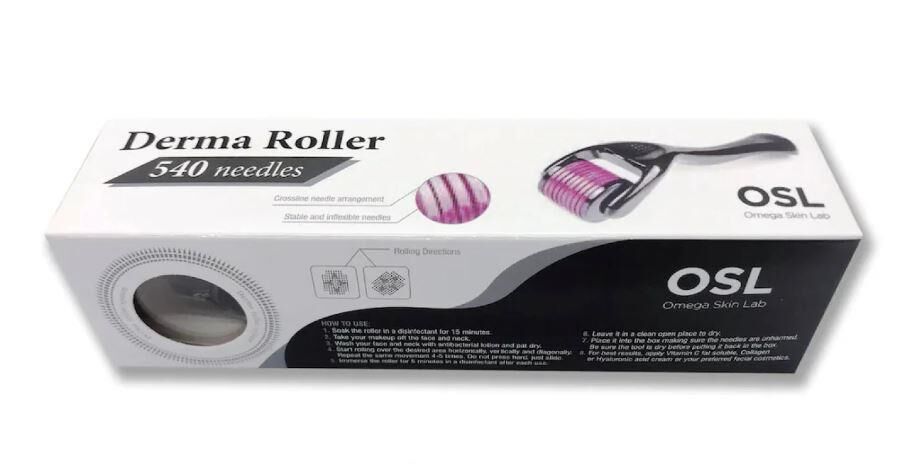 Dermaroller Titanyum 540 İğneli Roller 0.50mm