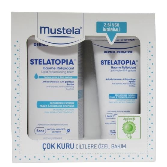 Mustela Stelatopia Lipid Replenishing Balm 200 ml Bakım Kremi 2.si %50 İndirimli
