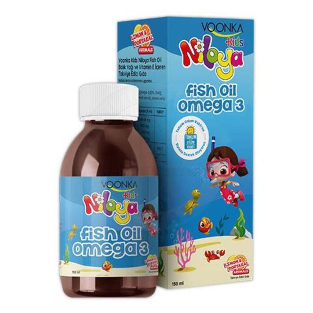Voonka Niloya Omega 3 Limon & Portakal Aromalı 150 ml