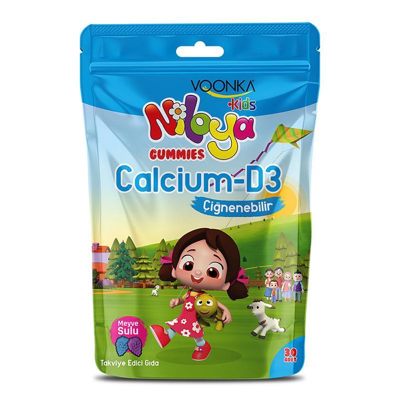 Voonka Niloya Calcium D3 30 Çiğnenebilir Form