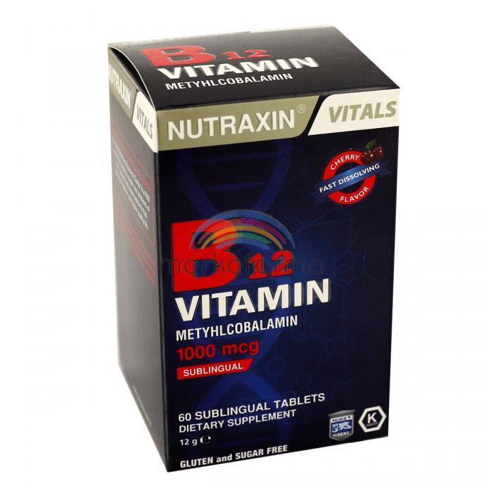 Nutraxin Vitals B12 Vitamin 60 Tablet