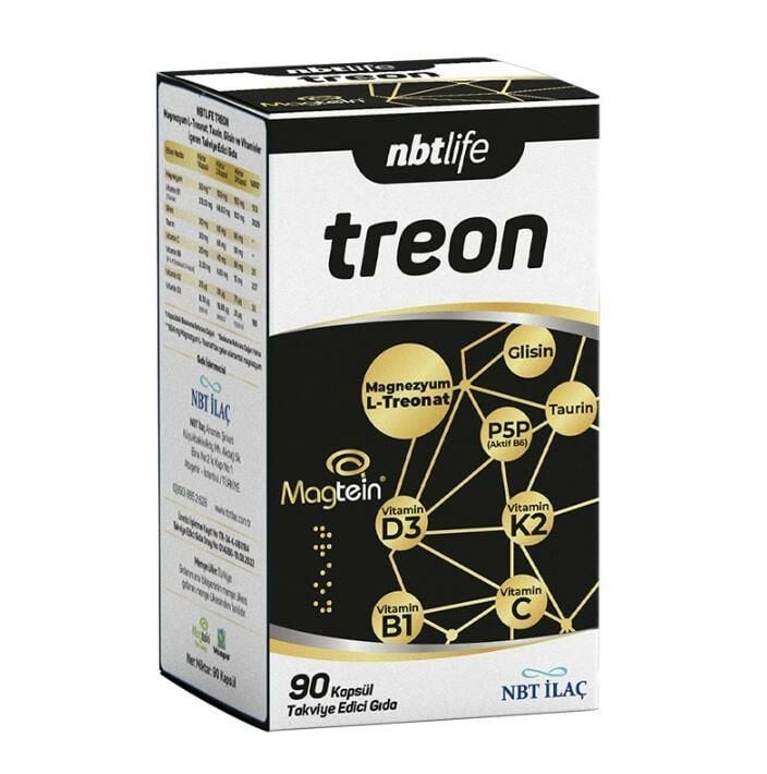 Nbt Life Treon Takviye Edici Gıda 90 Kapsül