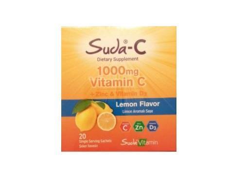 Suda C 1000 mg C Vitamini Limon Aromalı 20 Saşe