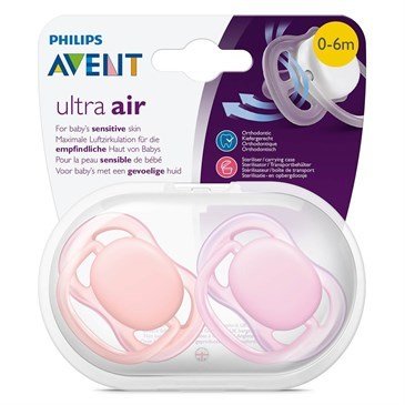 Avent Emzik Ultra Air Kız Renkli 0-6 Ay