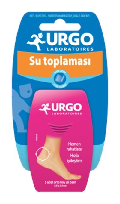 Urgo Topuk Su Toplamaya Karşı Jel Şefaf Bant 5 Adet