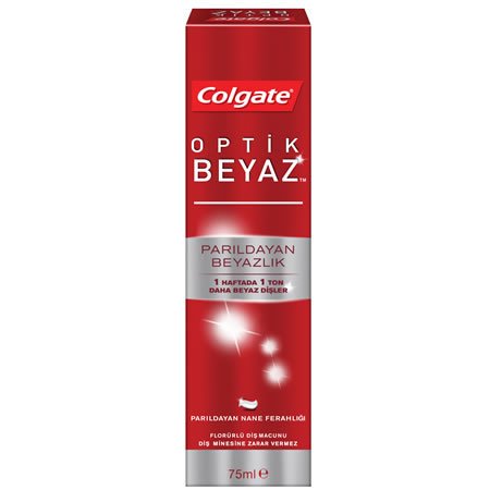 Colgate Optik Beyaz Parıldayan Beyazlık Diş Macunu 75 ml