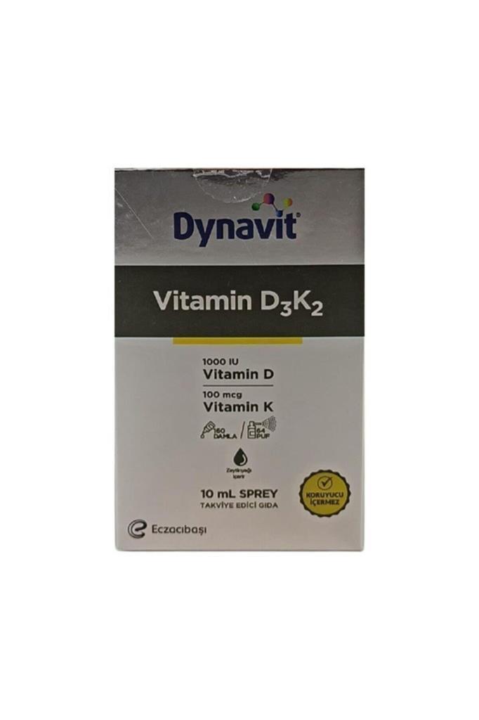 Dynavit Vitamin D3K2 Takviye Edici Gıda Sprey 10 ml