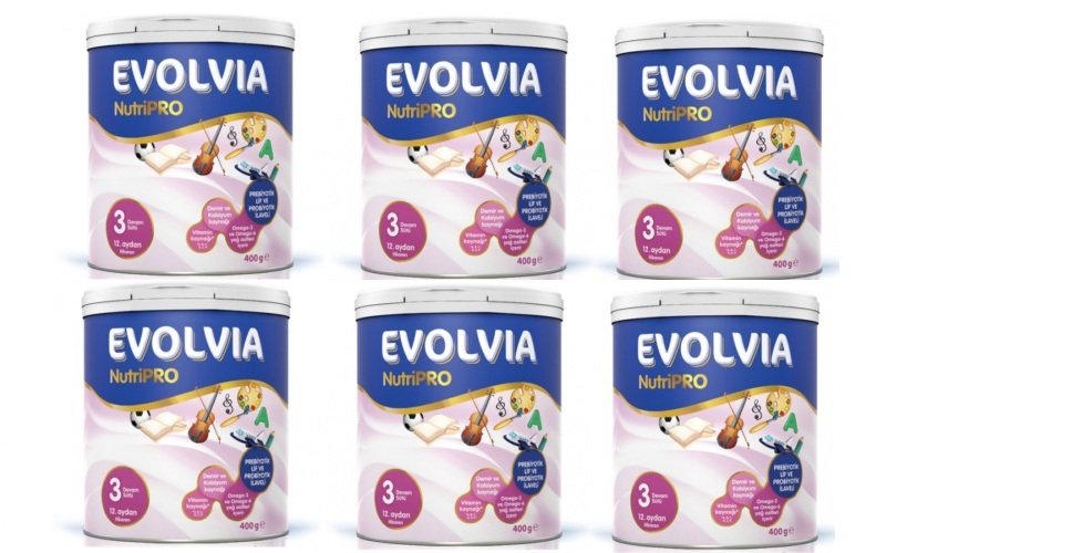 Evolvia NutriPro 3 400 gr 6 lı Set