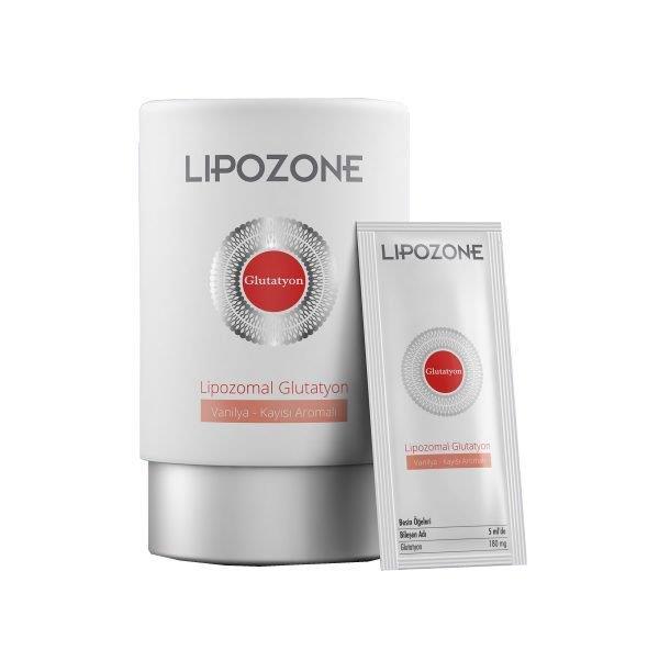Lipozone Glutatyon Kayısı Vanilya Aromalı 180 mg/5 ml 30 Saşe