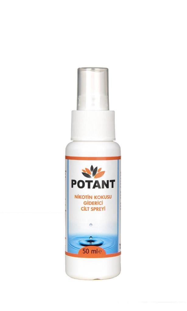 Potant Nikotin (Sigara) Kokusu Giderici Cilt Spreyi 50 ml