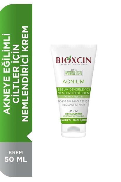 Bioxcin Acnium Yağlı Ciltler İçin Nemlendirici Krem 50 ml