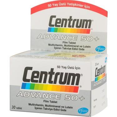 Centrum Advance 50 Yaş Üstü Takviye Edici Gıda 30 Tablet