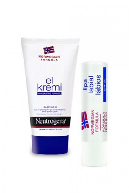 Neutrogena El Kremi Parfümlü 75 ml + Dudak Kremi