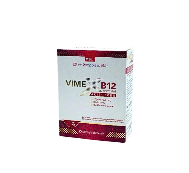 Vimex B12 Sublingual Spray 10 Ml 66 Puff