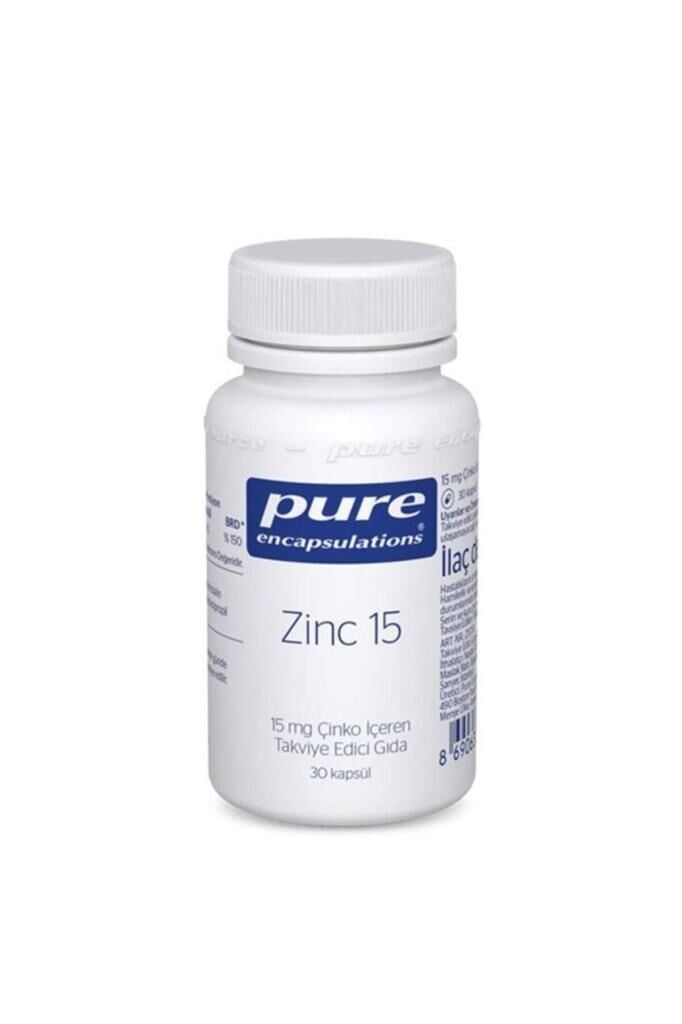 Pure Zinc 15 mg 30 Kapsül