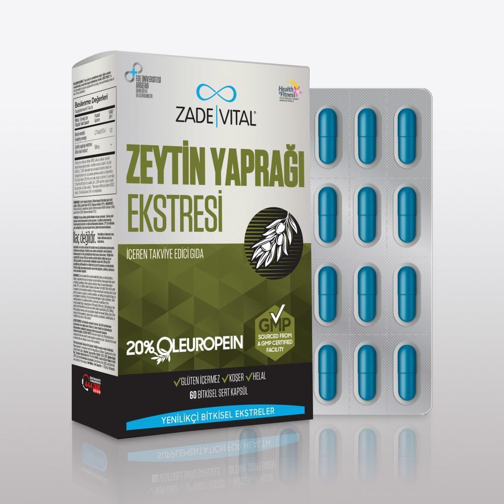 Zade Vital Zeytin Yaprağı Ekstresi Takviye Edici Gıda