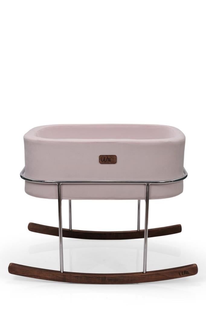 Will Beside Anne Yanı Beşik Light Pink Silver