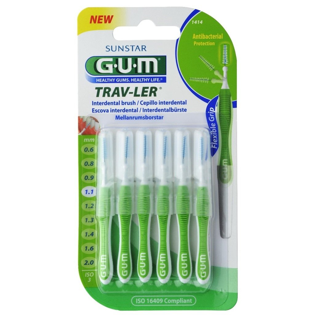 Gum Travler Arayüz Fırçası 1414 G 1.1 mm