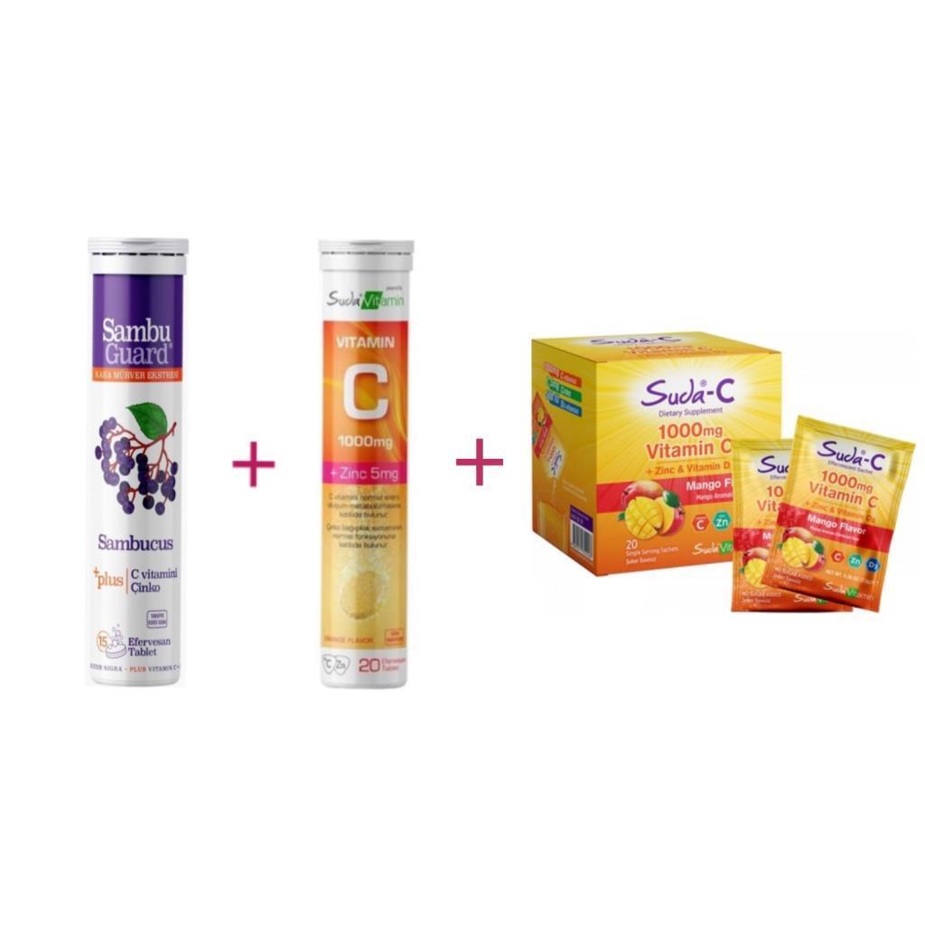 Sambugard + C Efervesan + Mango Saşe ( Kış Paketi )