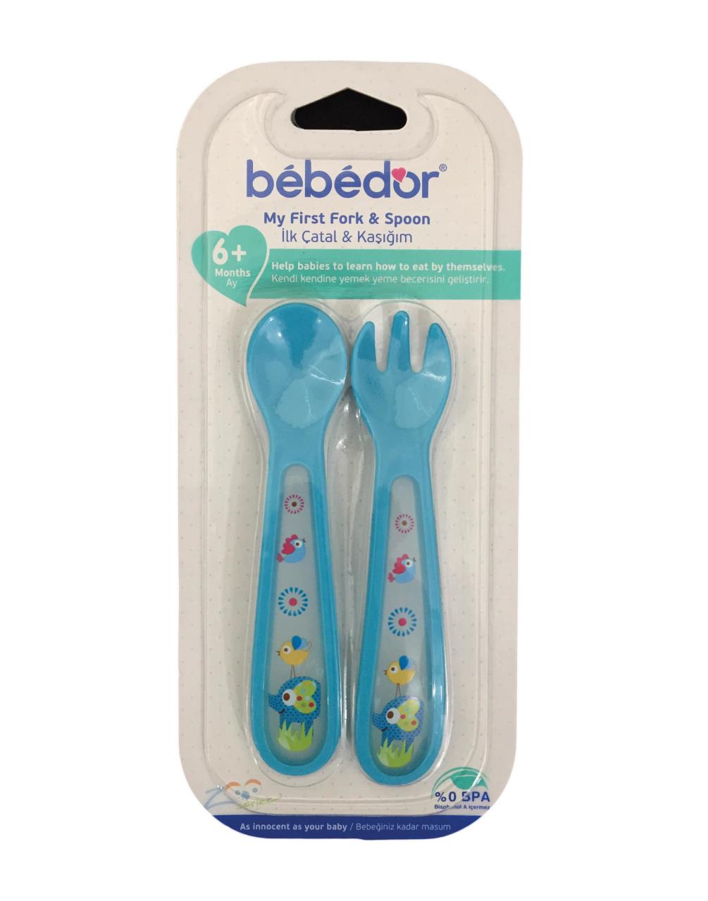 Bebedor Zoo İlk Çatal ve Kaşığım 6+ Ay