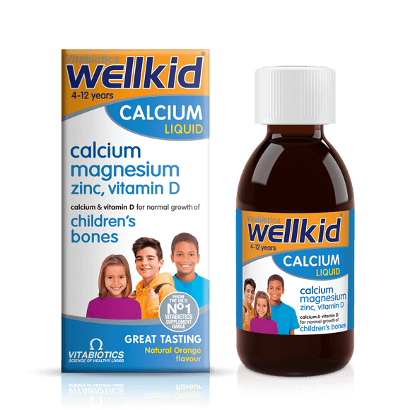 Wellkid Calcium Liquid 150 ml 4-10 Years
