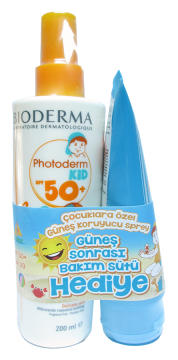 Bioderma Photoderm Kid Spf 50+ 200 ml Hediye After Sun 100 ml Güneş Losyonu