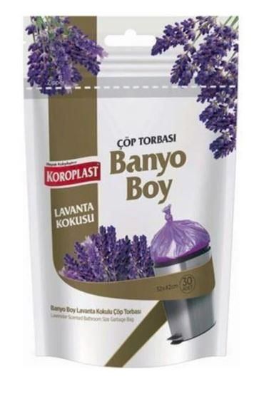 Koroplast Çöp Torbası Banyo Boy Lavanta Kokulu 30 Adet