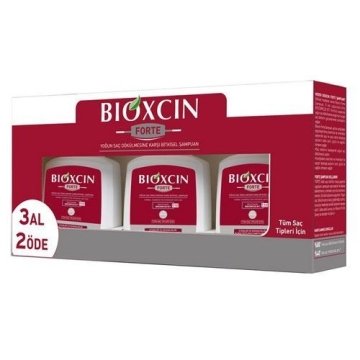 Bioxcin Forte 300 ml 3 Al 2 Öde Tüm Saç Tipleri Şampuan
