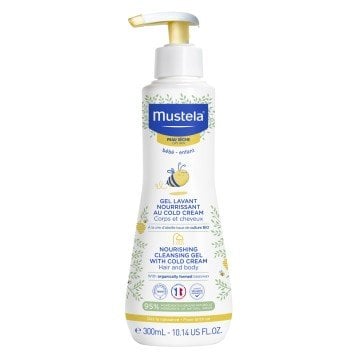 Mustela Cold Cream İçeren 300 ml Bebek Temizleme Şampuan