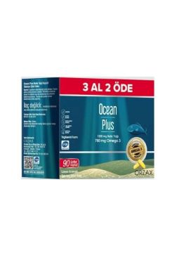 Orzax Ocean Plus Omega 1200 mg 90 Kapsül - 3 Al 2 Öde
