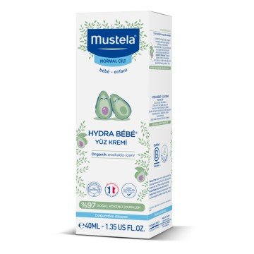 Mustela Hydra Bebe Face Cream Nemlendirici 40 ml Bebek Yüz Kremi