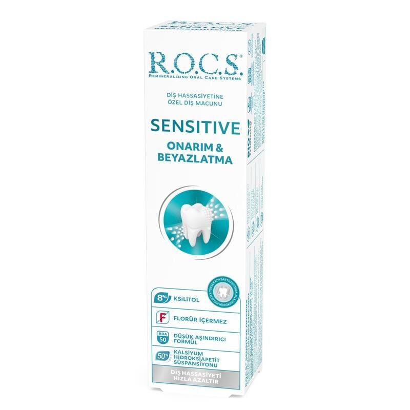 Rocs Sensitive Repair Whitening Diş Macunu 75 ml