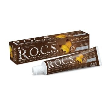 Rocs Coffee & Tobacco Lekelere Karşı Diş Macunu 74 gr